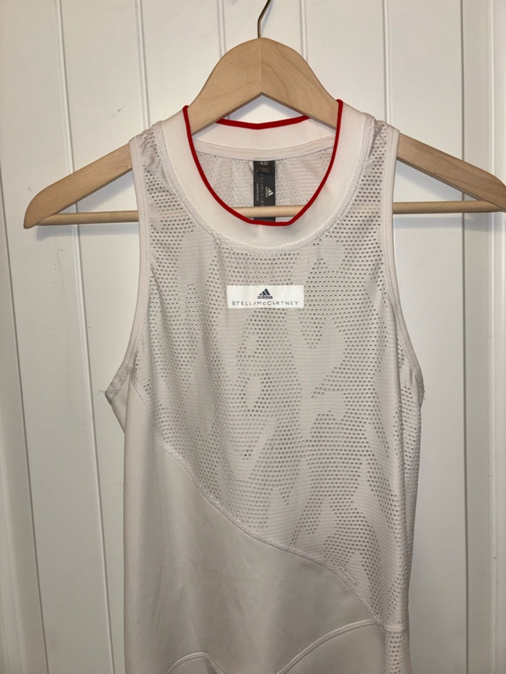 Adidas by Stella McCartney White Mini Tennis Cut Out Dress size 40 Medium - Picture 4 of 8